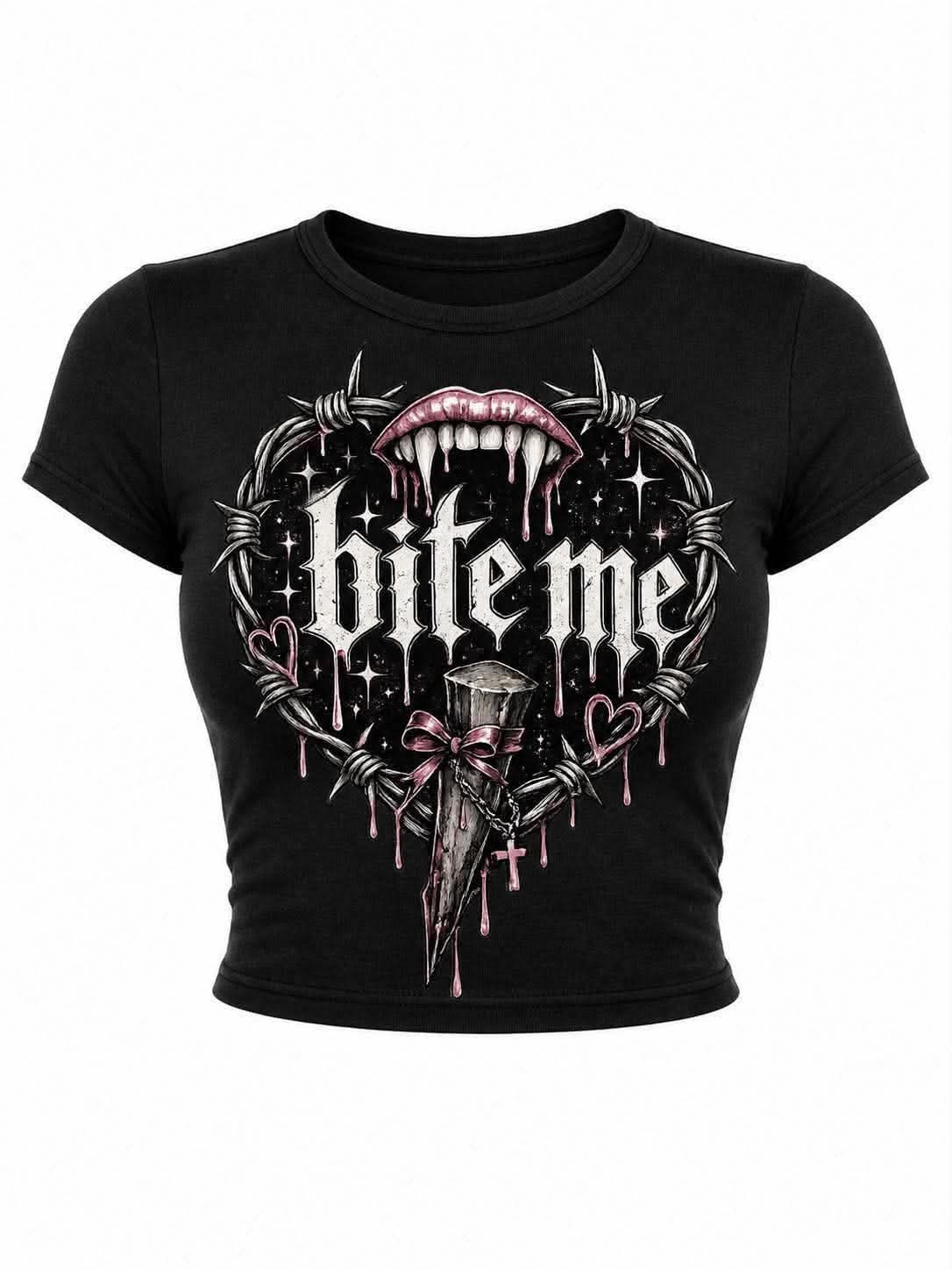 Bite Me - Baby Tee
