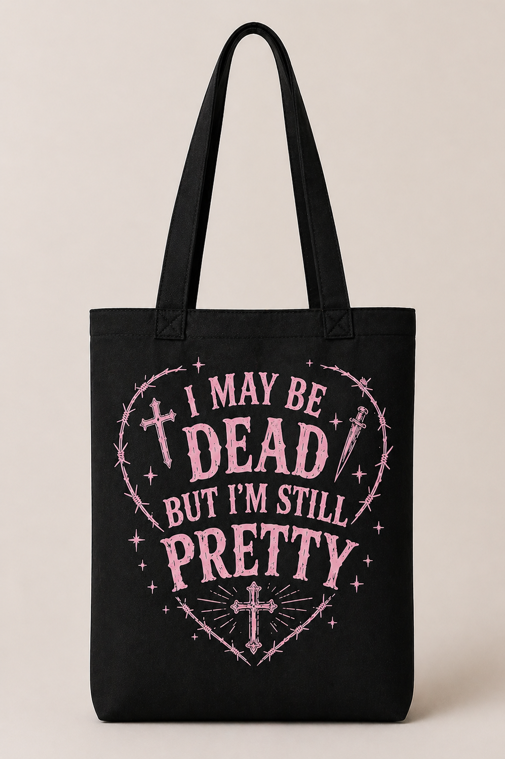 Buffy Black Tote Bag