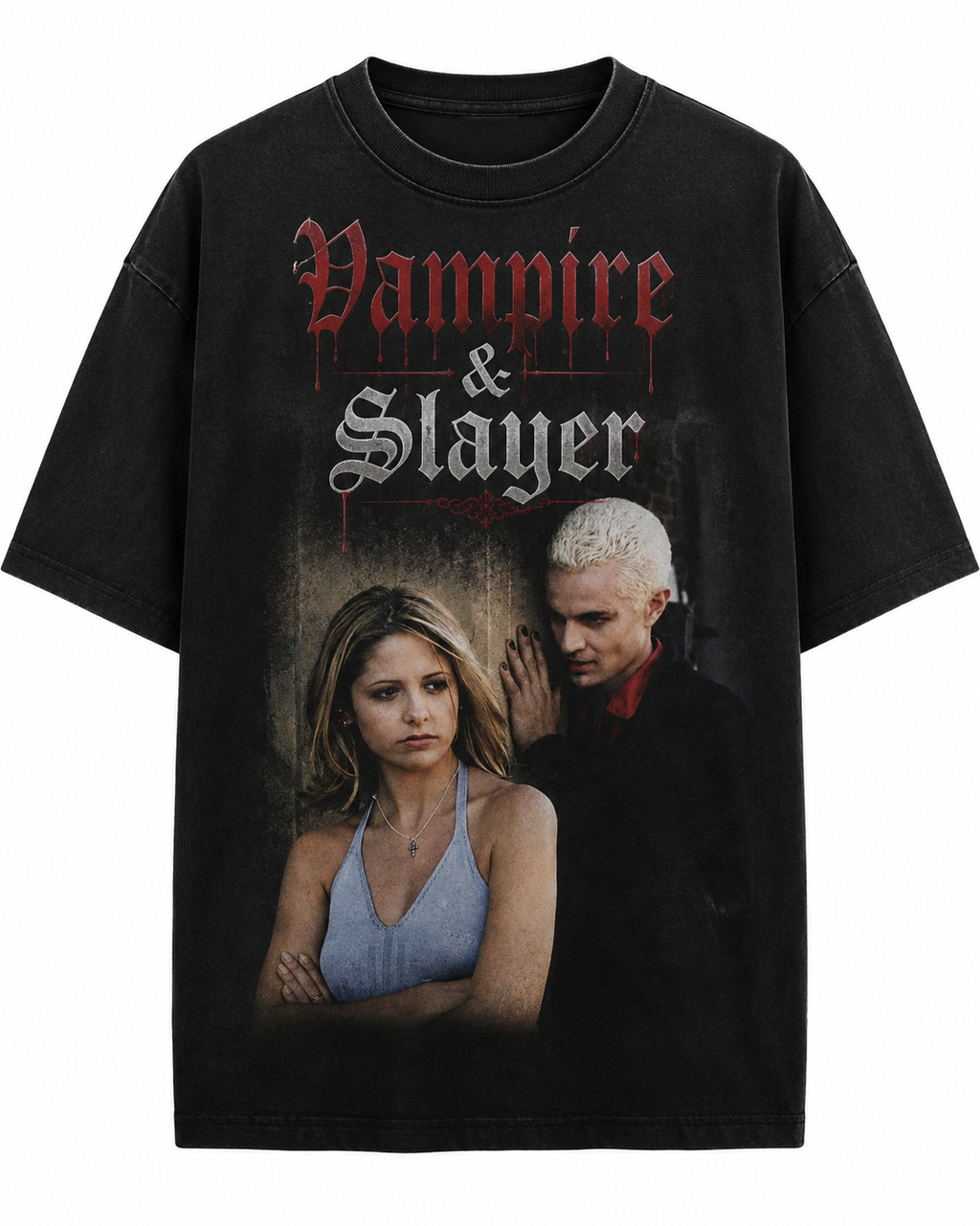 Vampire & Slayer - graphic tee