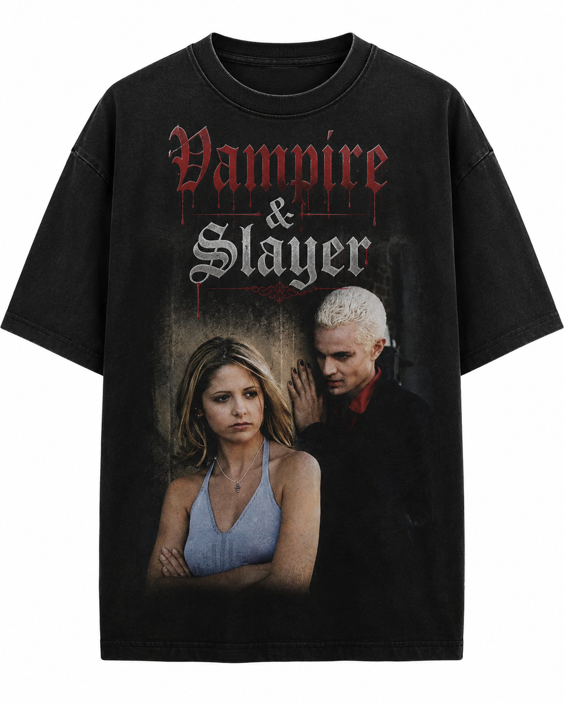 Vampire & Slayer - graphic tee