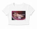 HOT people watch Buffy - baby crop tee