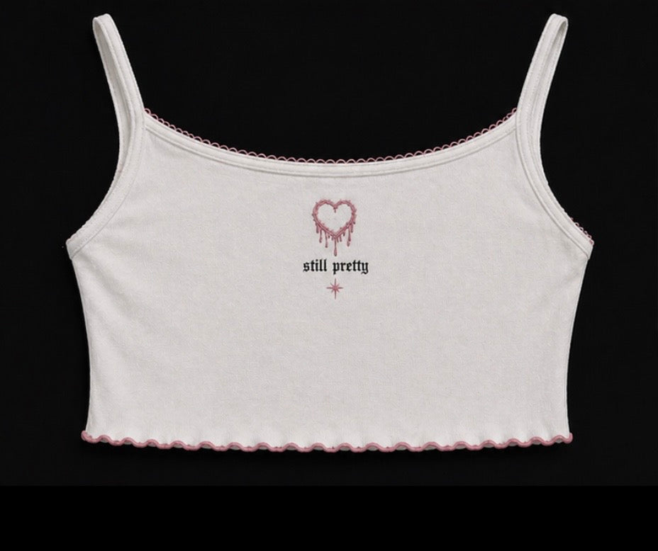 i may be dead, but im still pretty - crop top