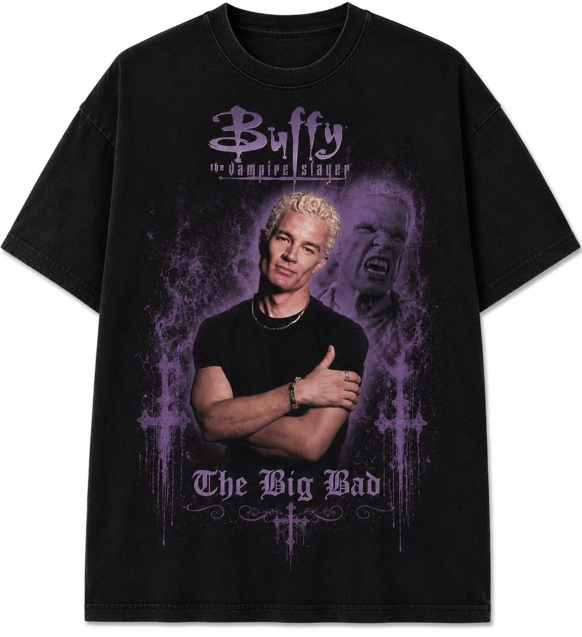 The Big Bad - oversized blackwash tee